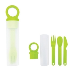 Plastic Utensil Set w / Bottle Opener