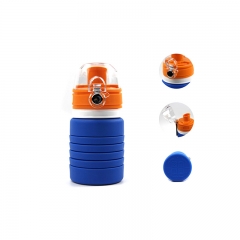 Folding silicone sports cup