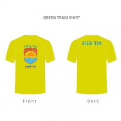 Green team shirt