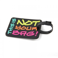 Silicone luggage tag