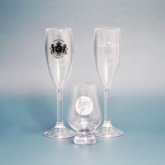 Acrylic Champagne Flute with Custom Logo