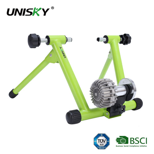 green bike trainer