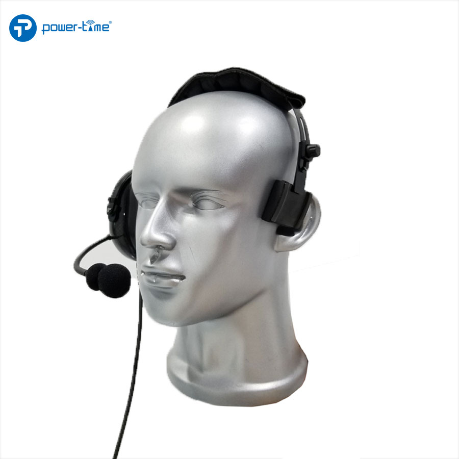 Single sided headset / noise-cancelling headset