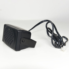 External loud speaker for mobile radios