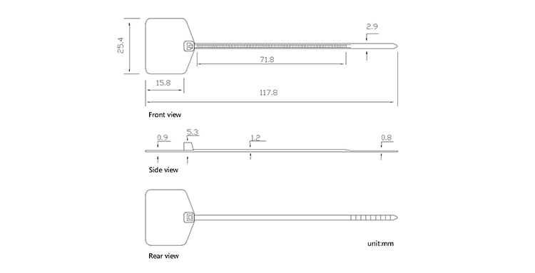 plastic seal packaging CAD