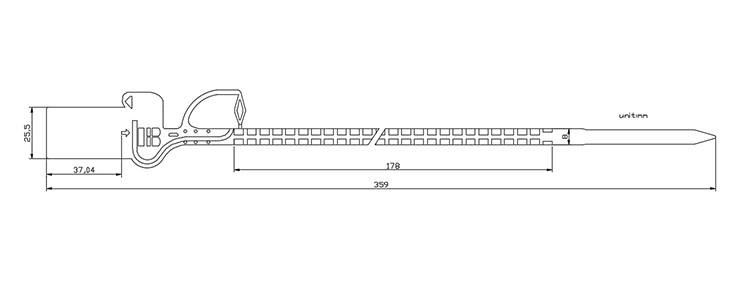 new design plastic seal  CAD