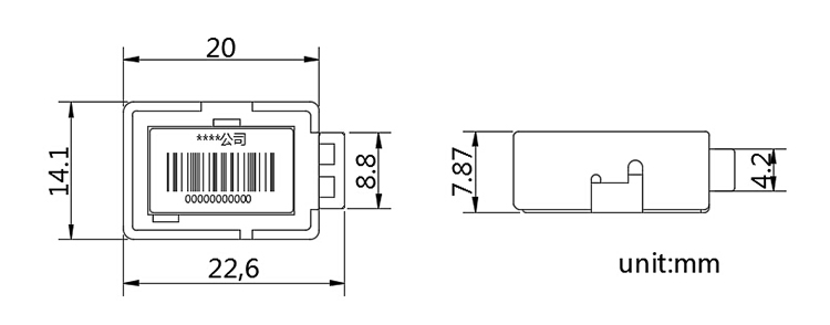 Low price excellent quality electric meter seal CAD