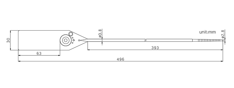 Tamper proof plastic seals CAD