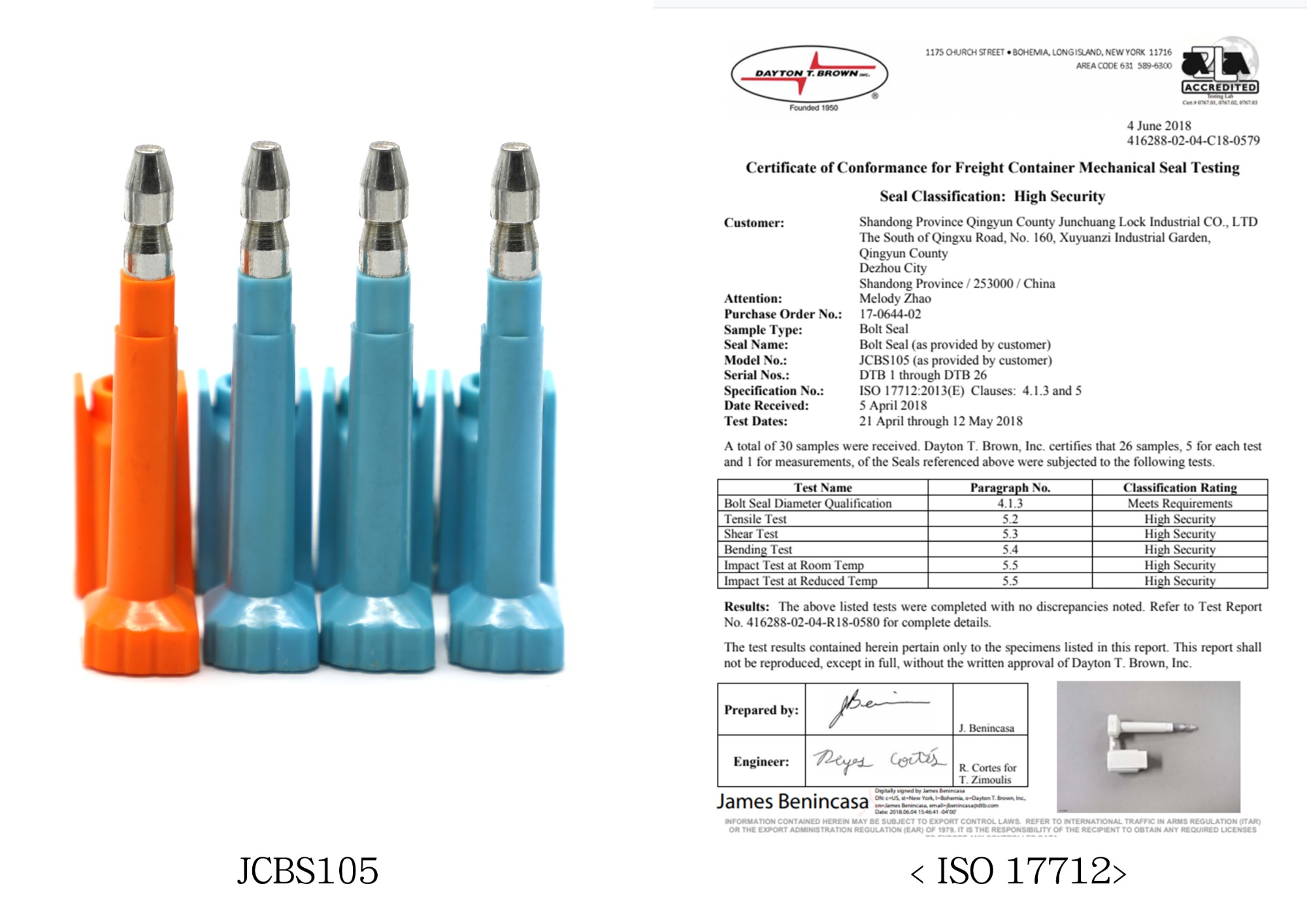 What is the ISO 17712 standard?