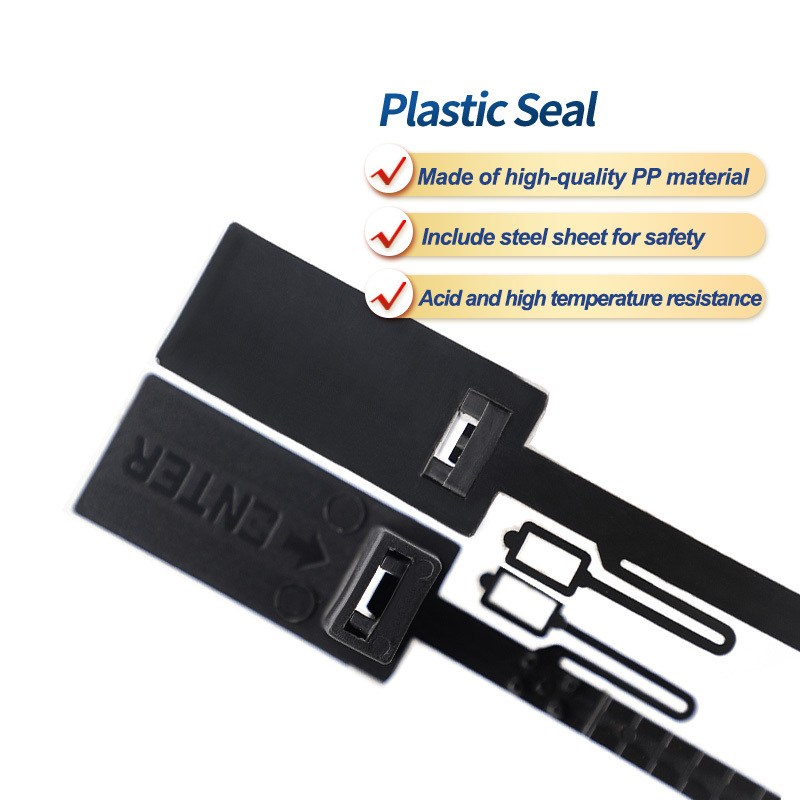 JCPS620 pull tight bank security plastic seal for bags