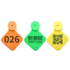 JCET038 RFID tpu material pig/cattle/goat animal ear tag animal identification tags