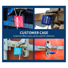 Fixed length heavy duty cable seal lock hexagonal cable seal JCCS305