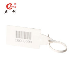 Custom barcode plastic security seal JCPS114
