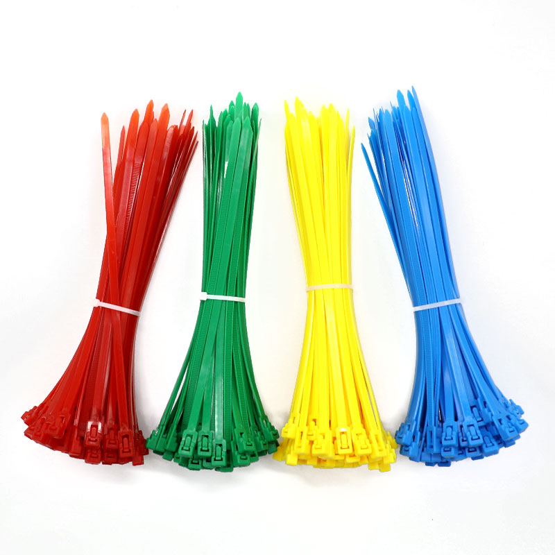 Différentes couleurs de liens de câble d'identification réutilisables attaches de câble