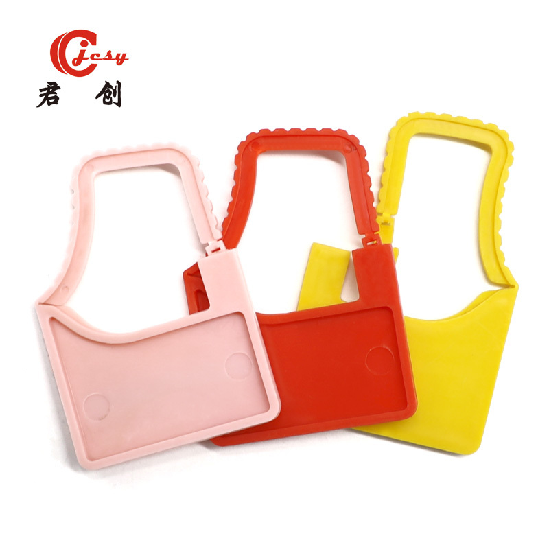 Custom color plastic padlock security seal JCPL005