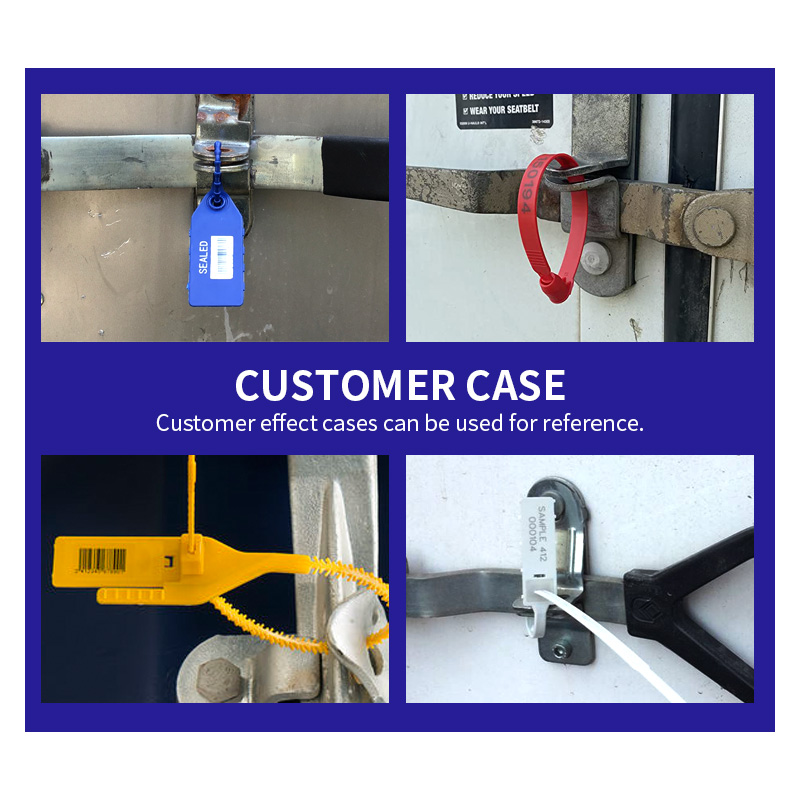 One time use self locking plastic seal JCPS007