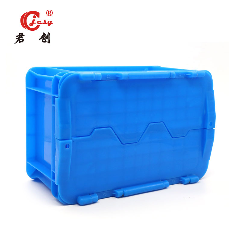 JCTB002 Supermarket use plastic storage turnover industrial plastic boxes with attached lid