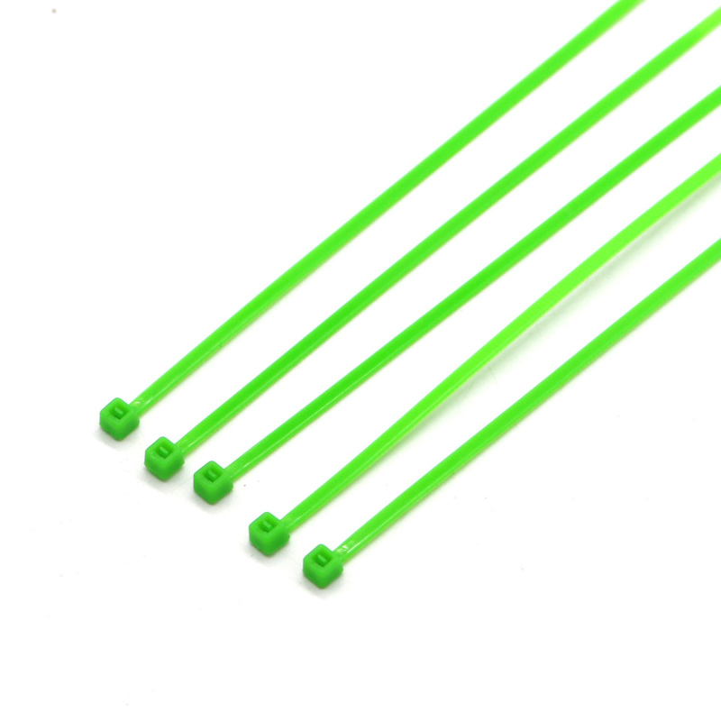 Nylon Colorful Adjustable Green Cable Ties