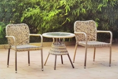 outdoor furniture rattan set table chair