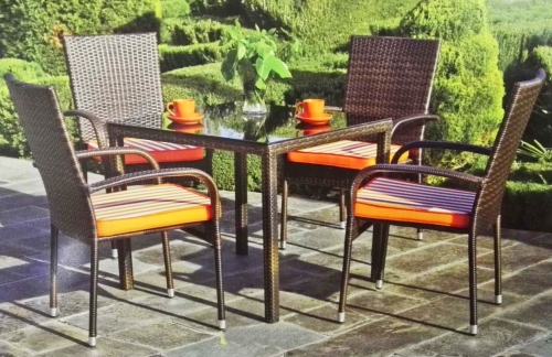 outdoor furniture rattan set table chair