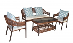 outdoor furniture rattan set table chair