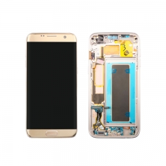 For Samsung Galaxy S7 Edge OLED Screen and Digitizer Assembly with Frame Replacement