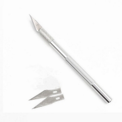 1Set Model Making Carving Art Knife Metal Silver Handmade Engraving Tools