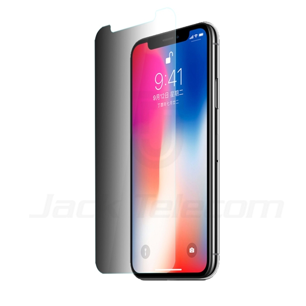 Privacy Tempered Glass Half Screen Protector Compatible for iPhone X,iPhone XS