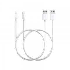 Anker Lightning Cable 3ft for iPhone/iPad/iPod(2 Pack)，MFi Certified
