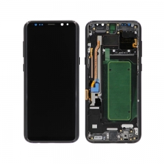 For Samsung Galaxy S8 Plus OLED Screen and Digitizer Assembly with Frame Replacement