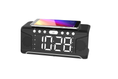 Clock Radio with Wireless Charging