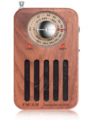 Wooden FM/AM Radio