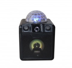 Bluetooth Speaker With Disco Light