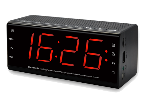 New Two Way Alarm Clock Radio With Bluetooth