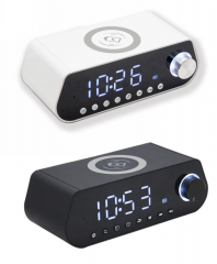 New Two Way Alarm Clock Radio With Bluetooth