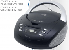 New Portable CD Boombox With DAB Radio