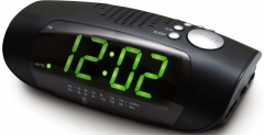 New AM / FM LED Alarm Clock Radio