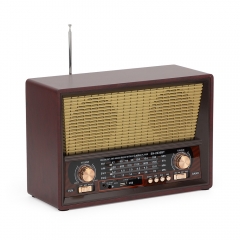 New Wooden AM / FM / SW1-2 Bands Radio