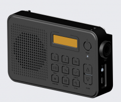 New Portable DAB / FM Clock Radio With Bluetooth