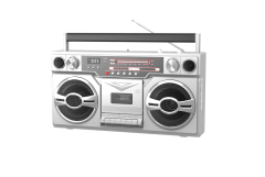 New Portable Cassette Radio With Bluetooth&LED Display