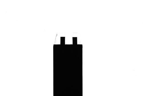 Measurement of distance between two pins