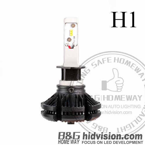 BG Led Headlight Bulbs X3 ZES H1 6000K