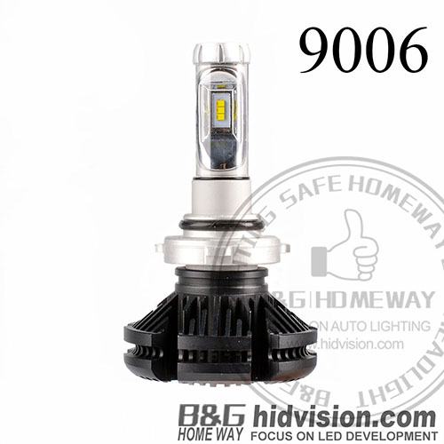 BG Led Headlight Bulbs X3 ZES H6 6000K