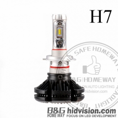 BG Led Headlight Bulbs X3 ZES H7 6000K