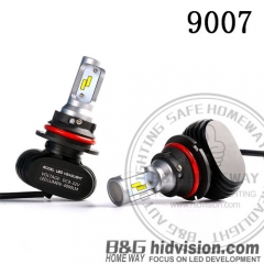 BG Led Headlight Bulbs S1 Fanless CSP 9007 6000K