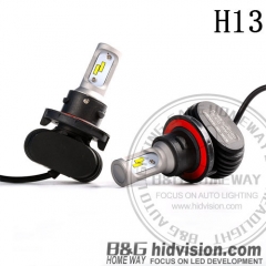 BG Led Headlight Bulbs S1 Fanless CSP H13 6000K
