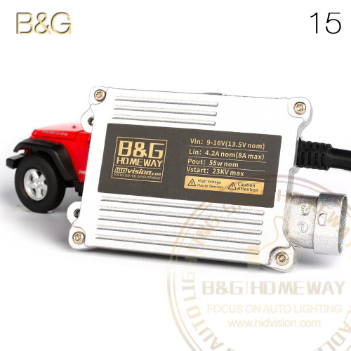 B&G 15 Fast Start HID Xenon Ballast 55W HID Ballasts