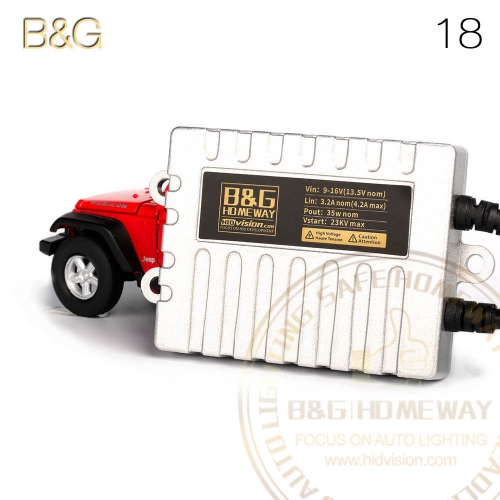 B&G 18 Fast Start HID Xenon Ballast 55W HID Ballasts