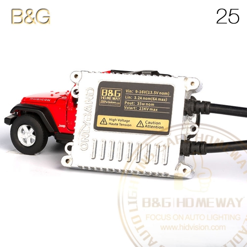 B&G 25 Fast Start HID Xenon Ballast 55W HID Ballasts