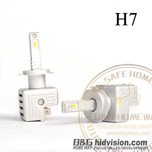 BG Led Headlights S9 Lumileds Integrated Wireless H7 6000K